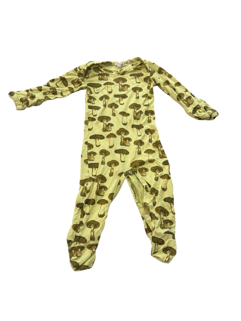 Kate Quinn Mushroom Bamboo Footed Sleeper Gender Neutral 6-9M